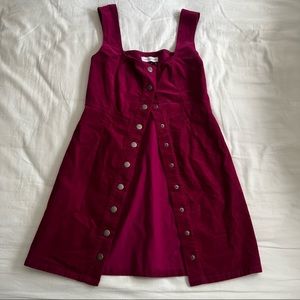 Corduroy mini dress